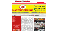 Desktop Screenshot of masterveiculos.com